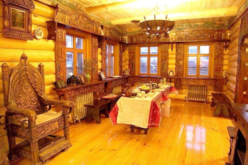 Кухня в Старорусском стиле (35 фото)