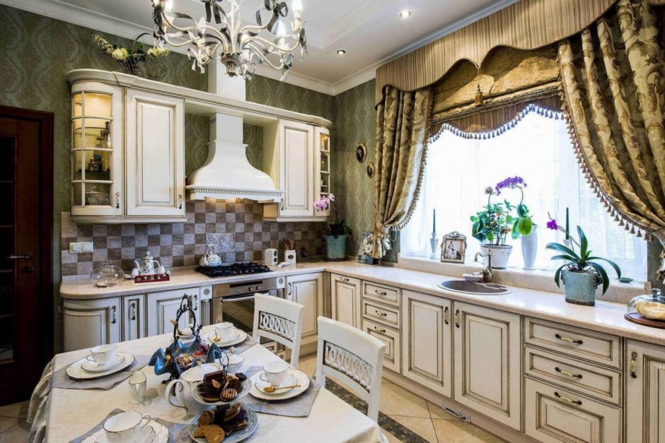 Красивые кухни в классическом стиле