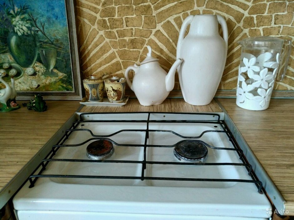 Двухкомфорочная плита на кухне (32 фото)