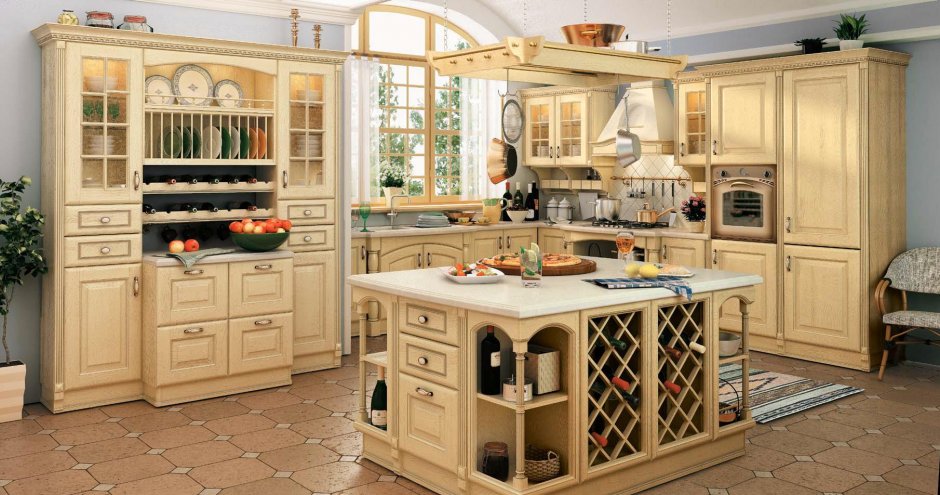 Кухонный гарнитур в венецианском стиле