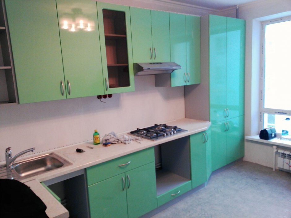 Кухонные гарнитуры с газовым котлом