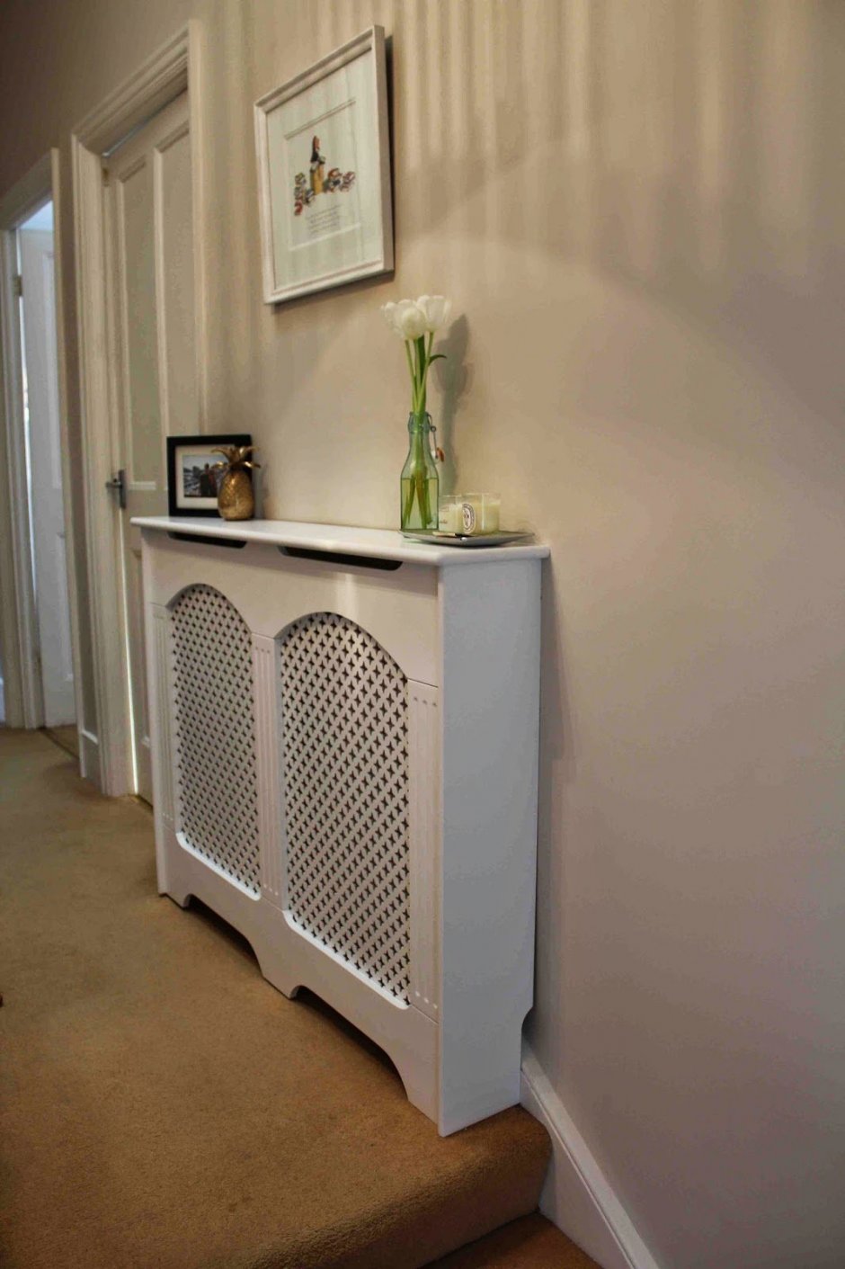 Кухонное окно с батареей