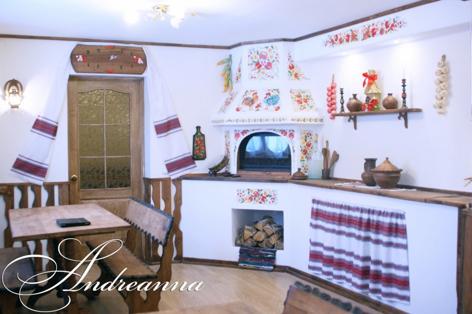Летняя кухня в украинском стиле