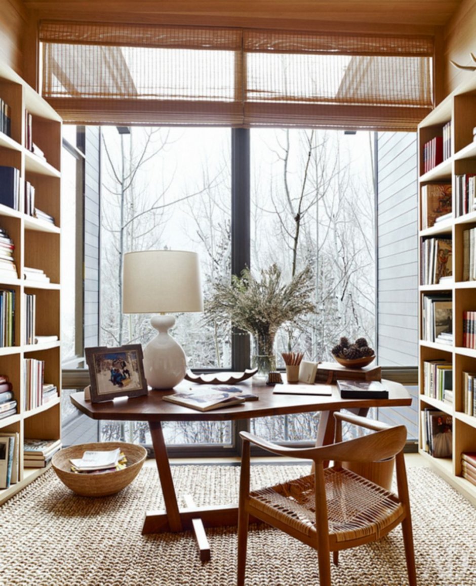Библиотека в квартире (64 фото)