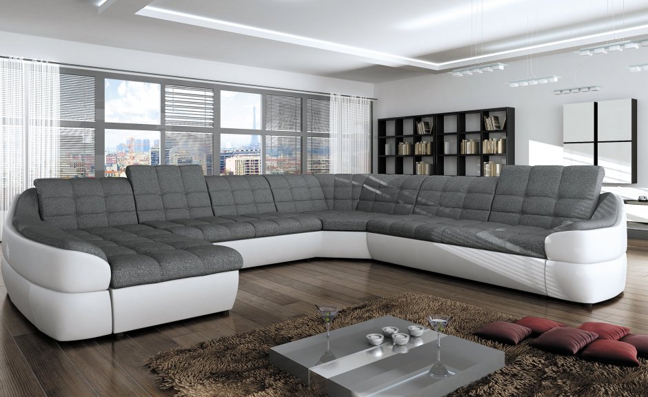 Угловой диван Bond XL серый