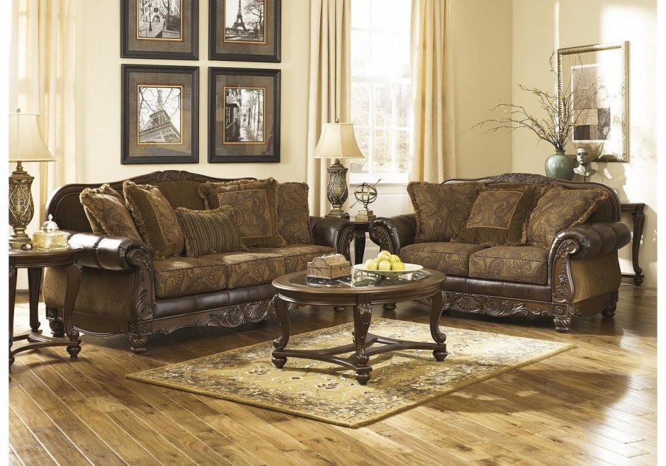 Диван Ashley Furniture коричневый
