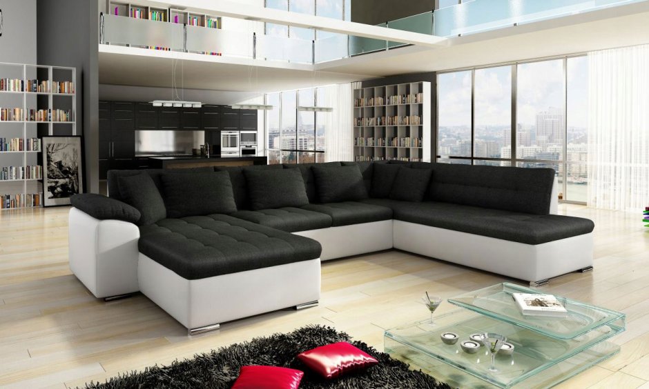 Угловой диван стильный современный