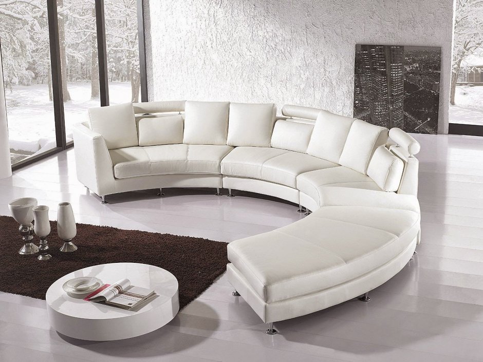 Мягкая мебель Minotti круглый диван