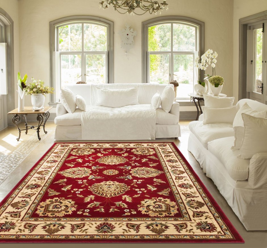 Красивые ковры в гостиную (63 фото)
