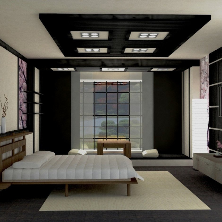 Современная комната в японском стиле