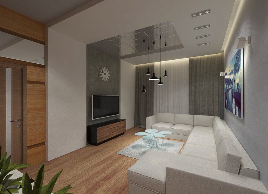 Дизайнерские проекты 2-х комнатных квартир