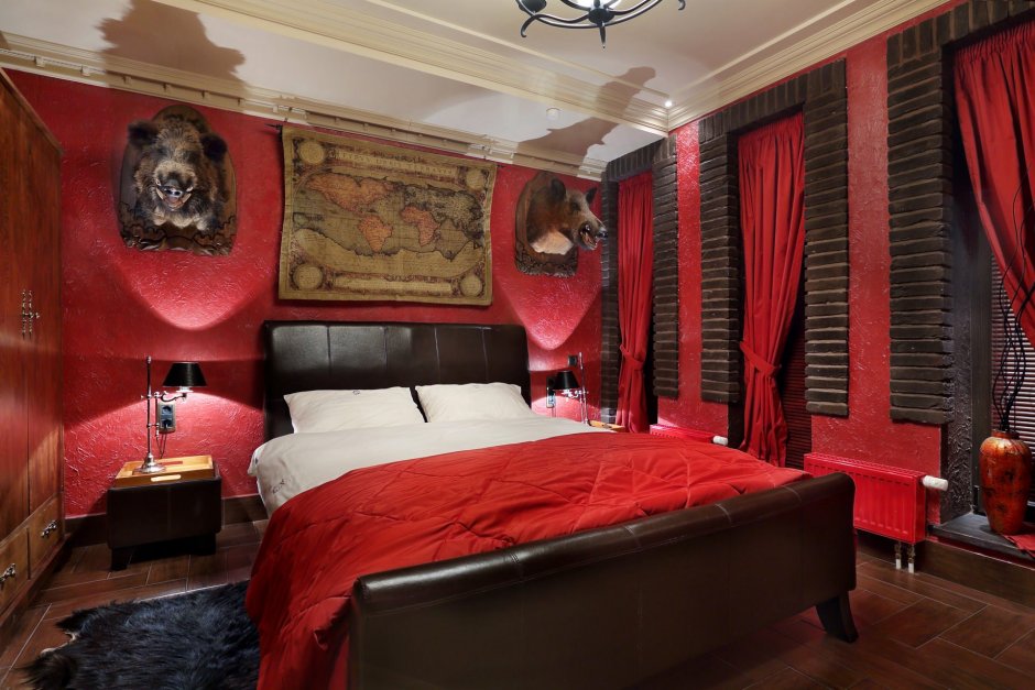 Вип комнаты в Красном цвете