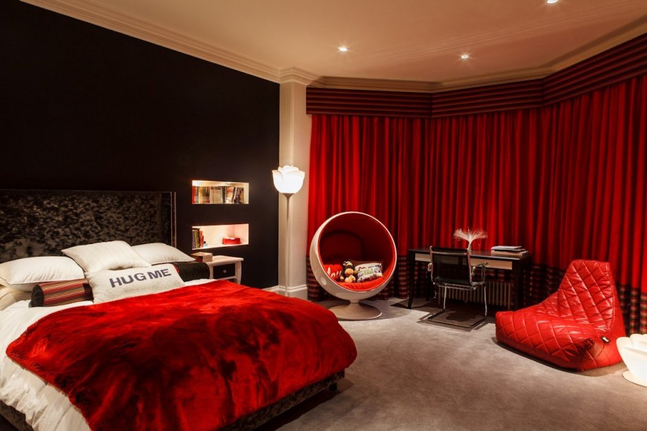 Спальня в Красном стиле