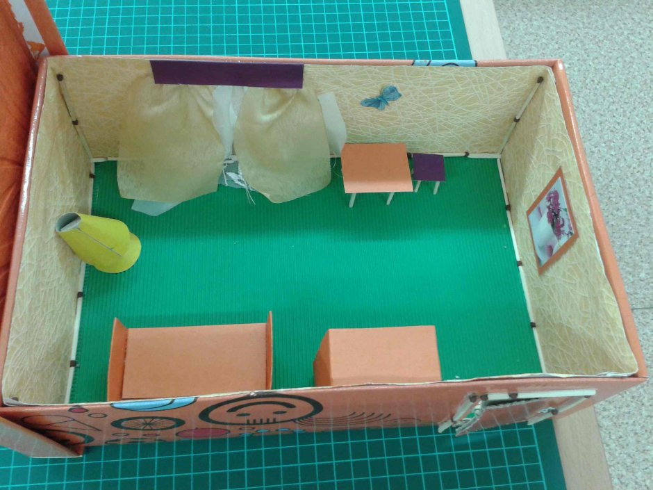 Комната из коробки своими руками в детский сад