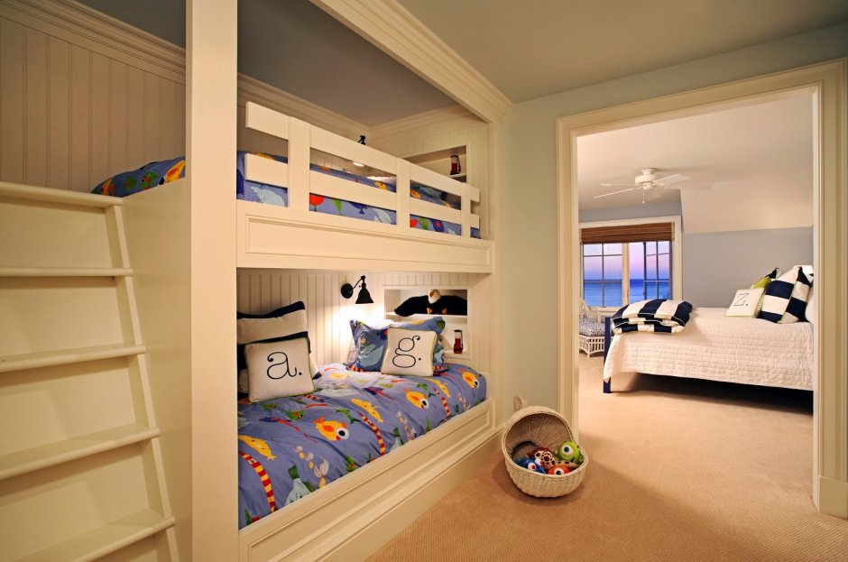 Кровать для мальчика и девочки в одной комнате