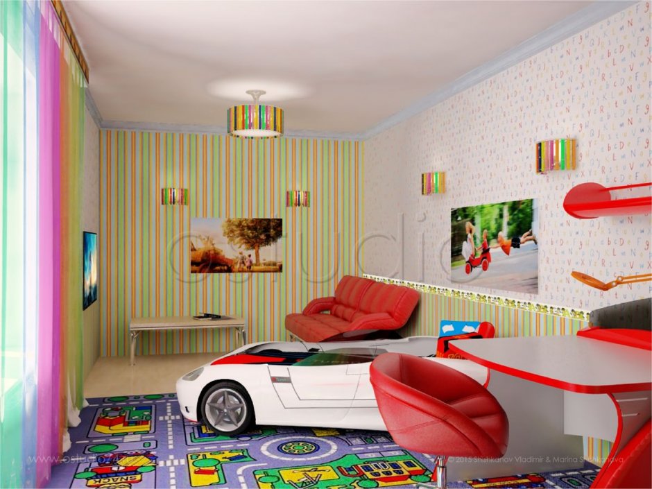 Бесплатный дизайн проект детской комнаты