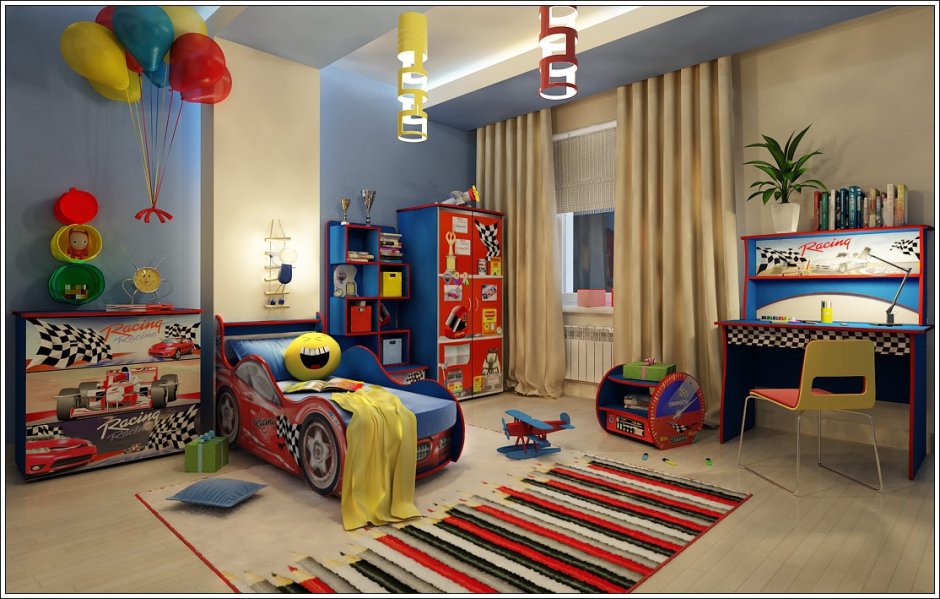 Детская комната для ребенка 5 лет