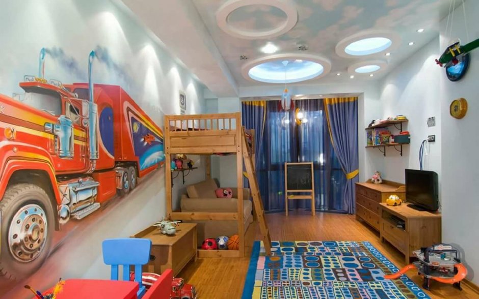 Детская комната для мальчика в квартире