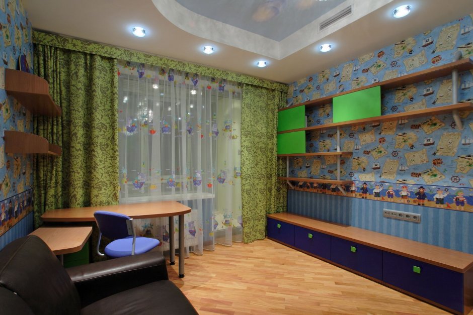 Детская комната размером 2 кв. метра