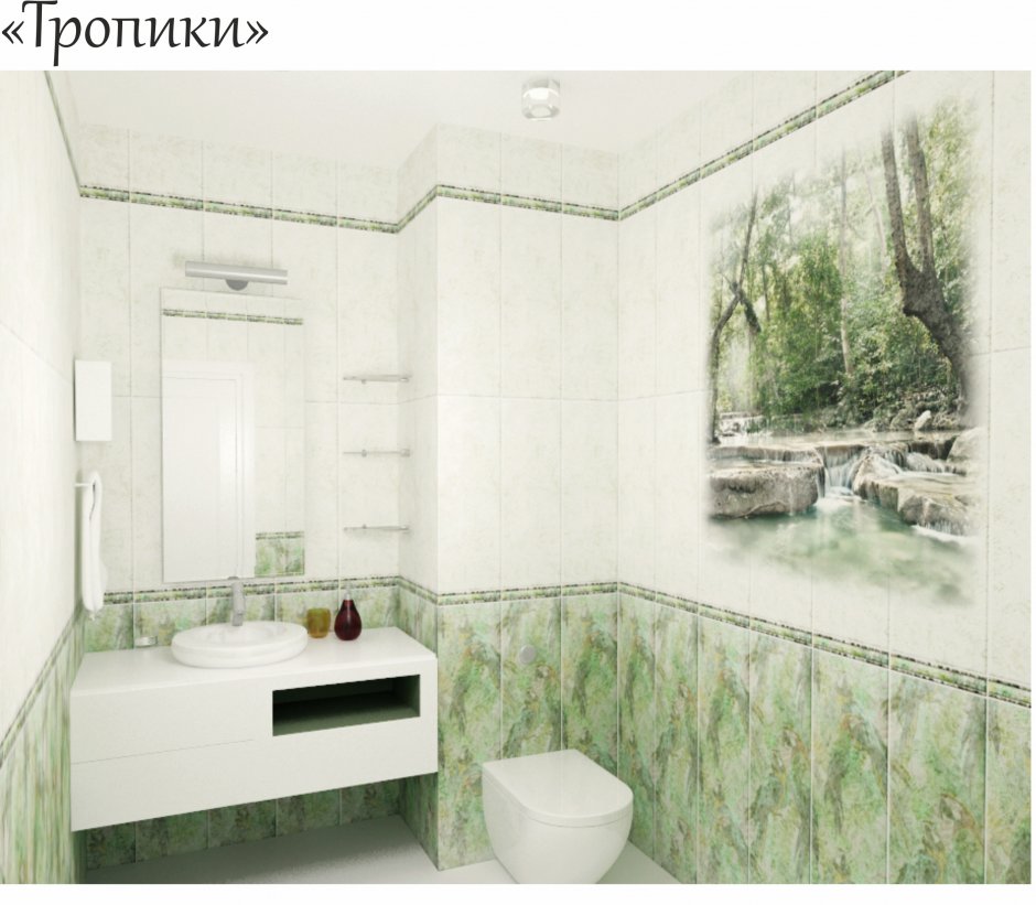Панели ПВХ Panda "тропики" 00420