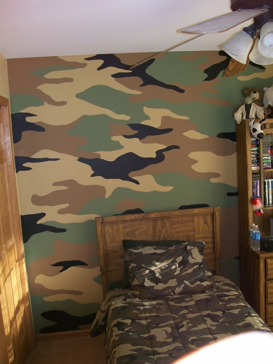 Комната в армейском стиле