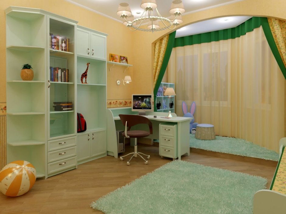 Мебель в детскую для девочки школьницы