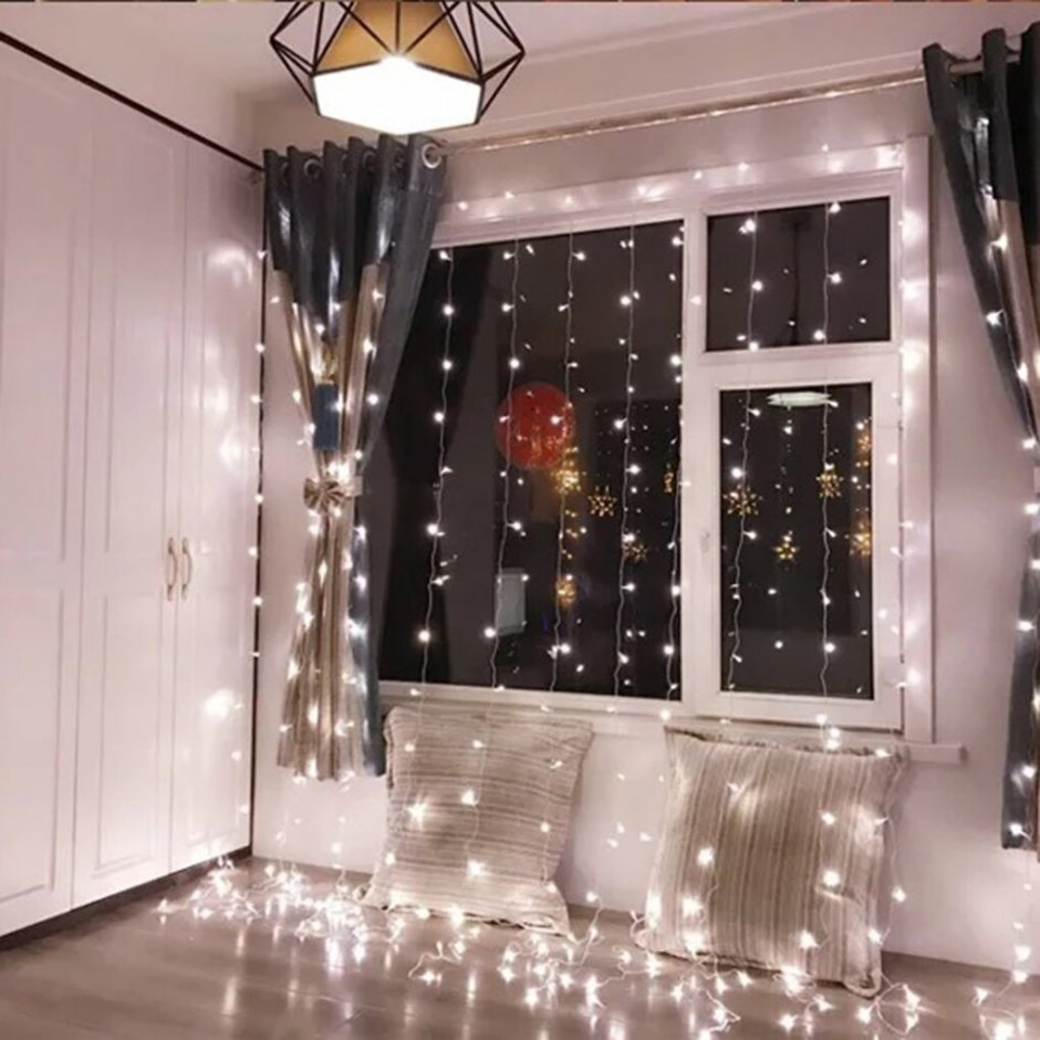 Гирлянда Curtain Light 3 m 10 Hanging