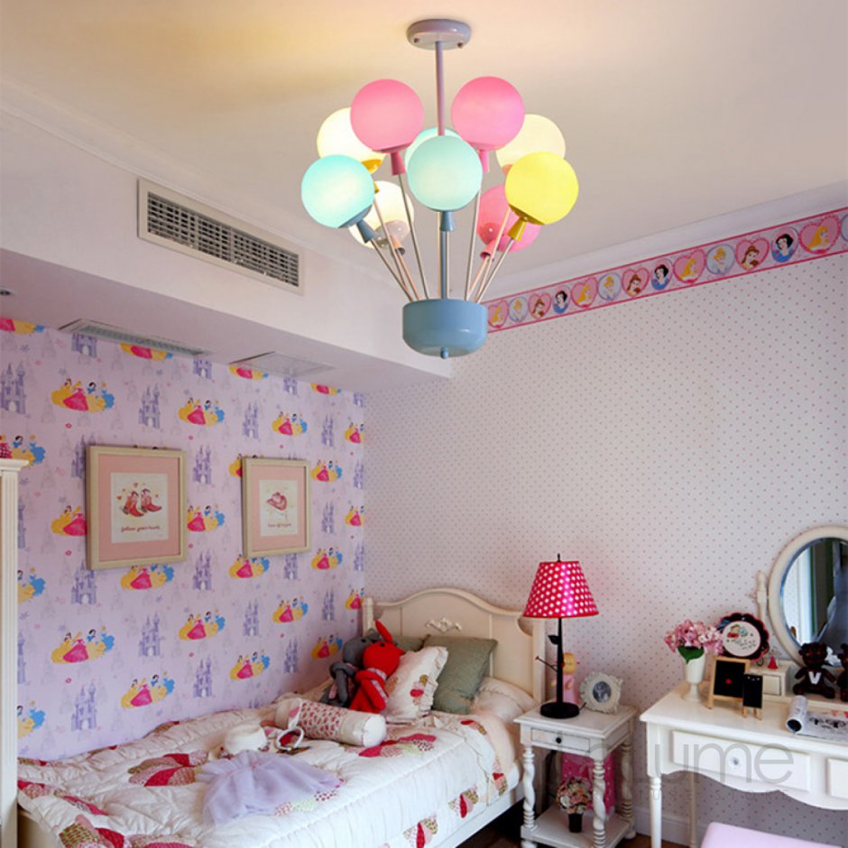 Люстры для детской комнаты девочке
