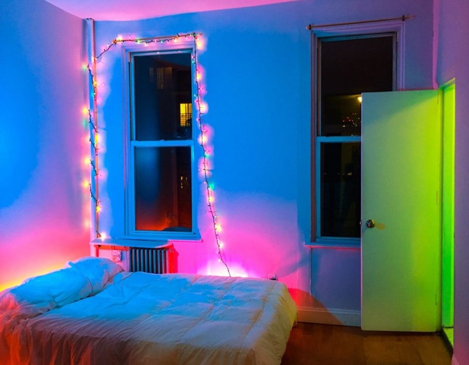 Комната для девочки с подсветкой