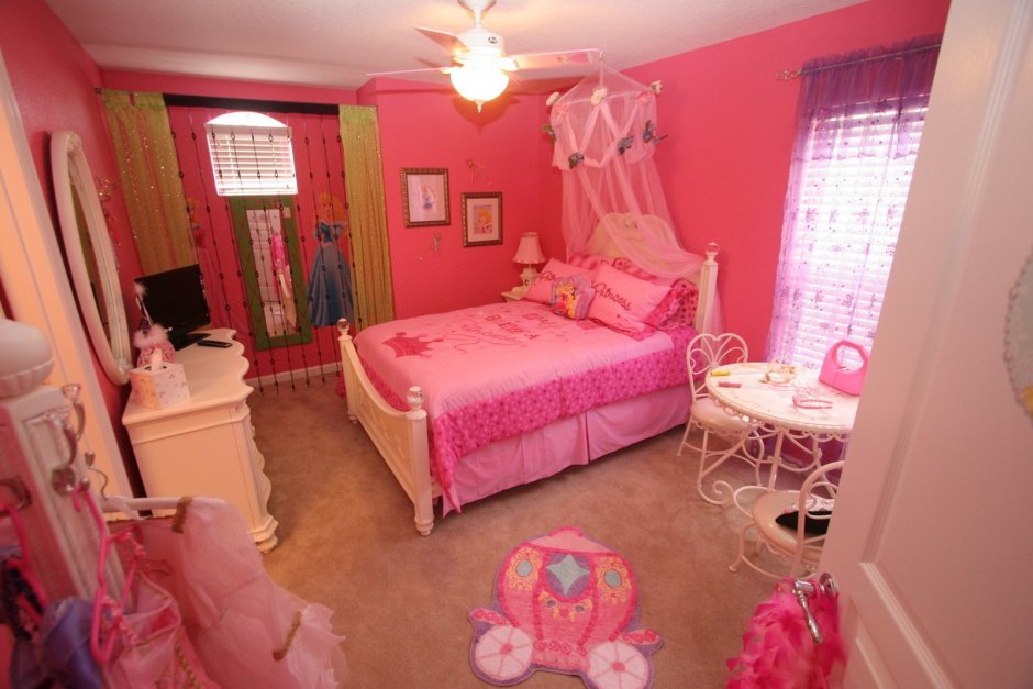Детская комната в стиле принцессы