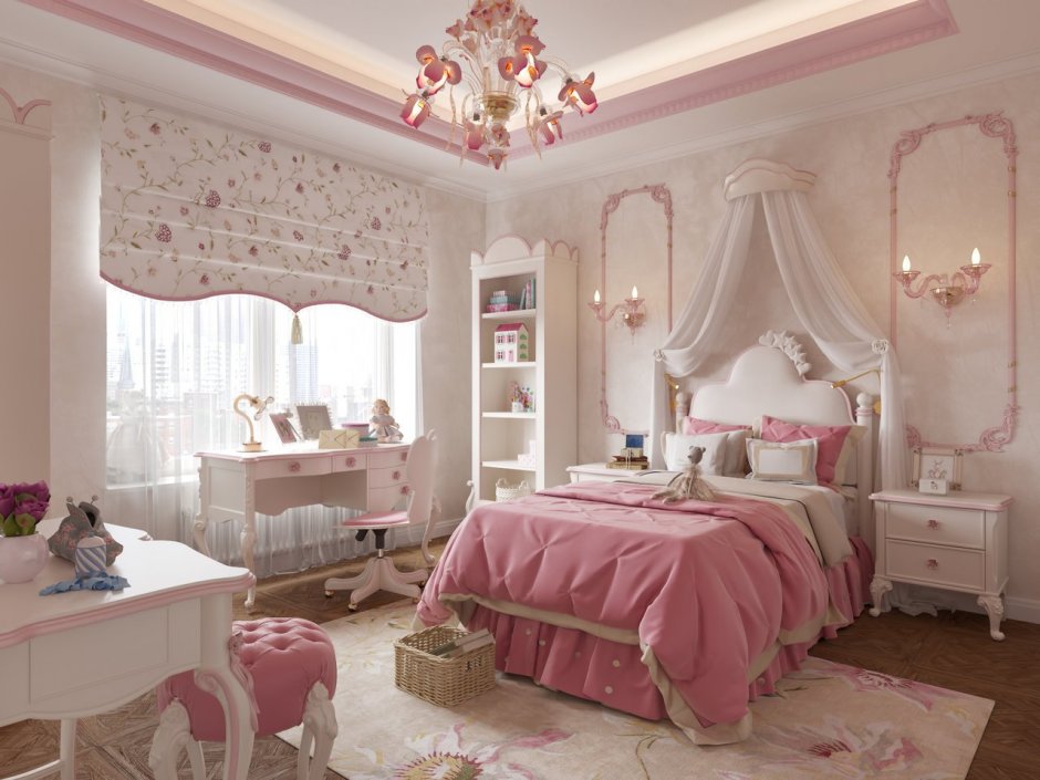 Роскошная комната для девочки
