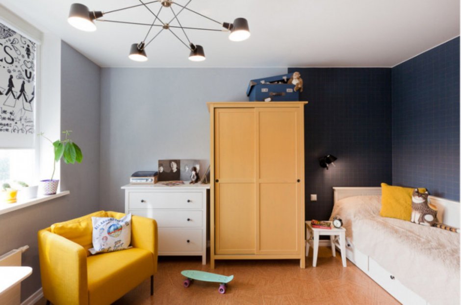 Детская комната для мальчика в скандинавском стиле