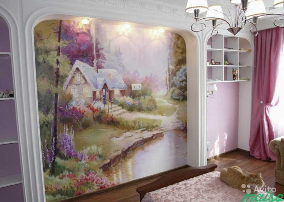 Художественная роспись детской комнаты
