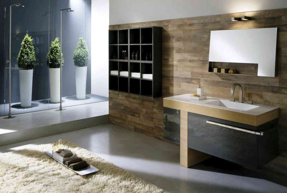 Дизайнерская мебель для ванной комнаты в современном стиле