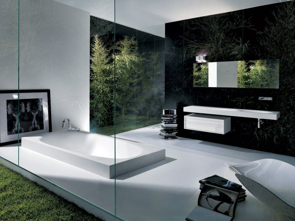 Красивые Ванные комнаты в стиле Хай тек