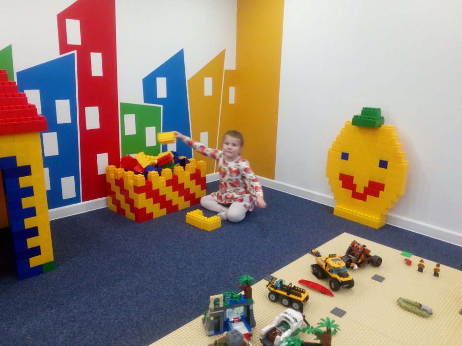 Лего комната в детском саду