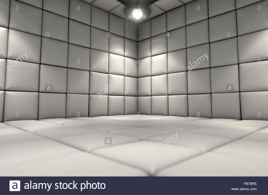 Белая мягкая комната