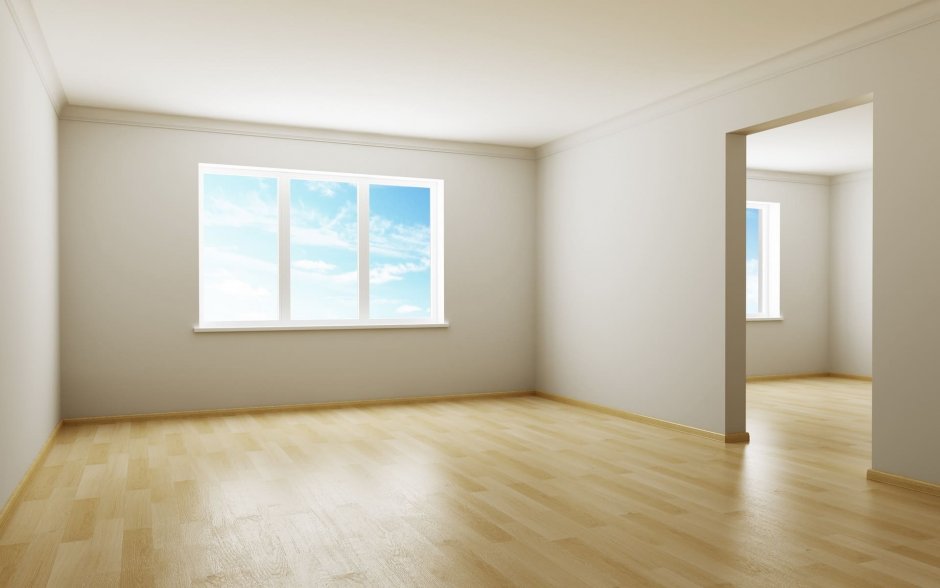 Пустая комната с окном для фотошопа