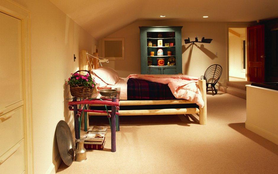 Уютная спальня стиль ретро