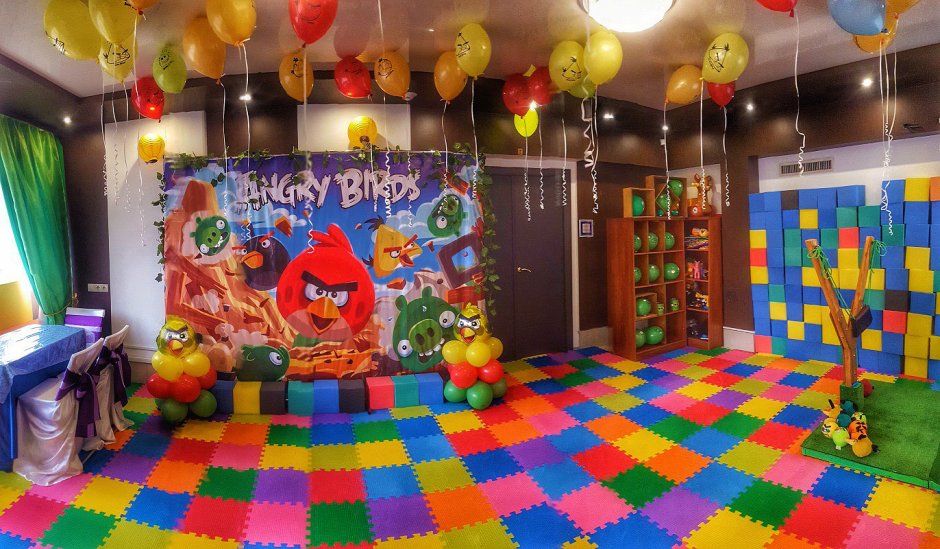 День рождения для малышей игровые комнаты