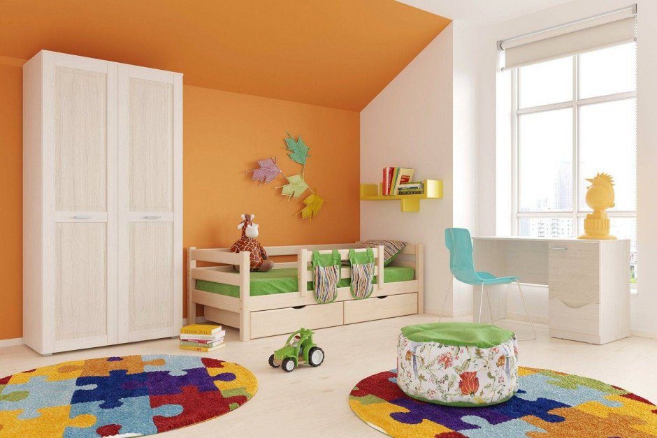 Детская комната без мебели