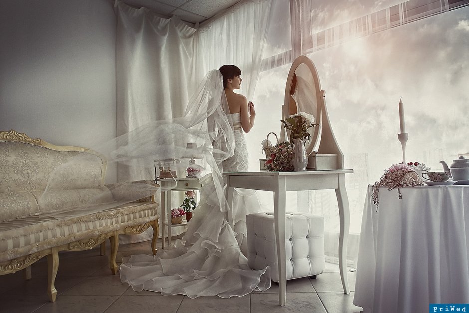 Комната для фотосессии невесты