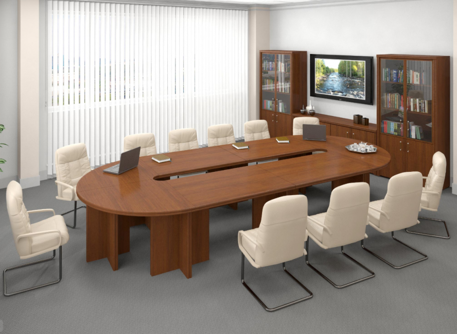 Конференц-стол (2400х1200h71,4) венге смарт-директор