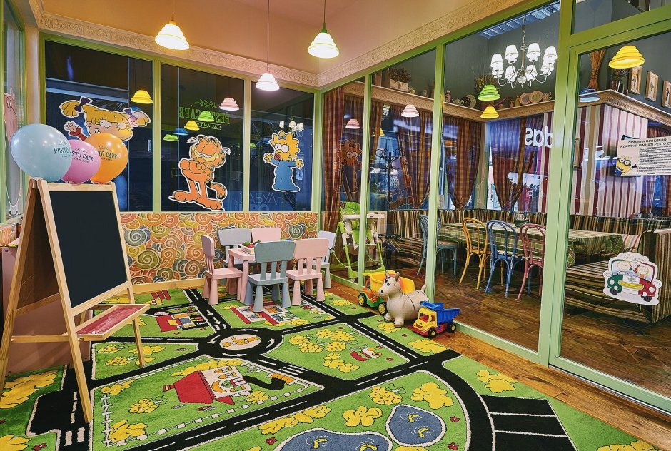 Детские комнаты в кафе