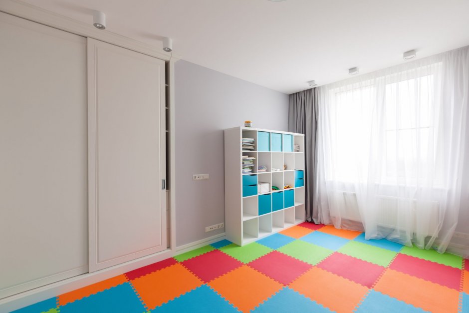 Детская комната интерьер без мебел
