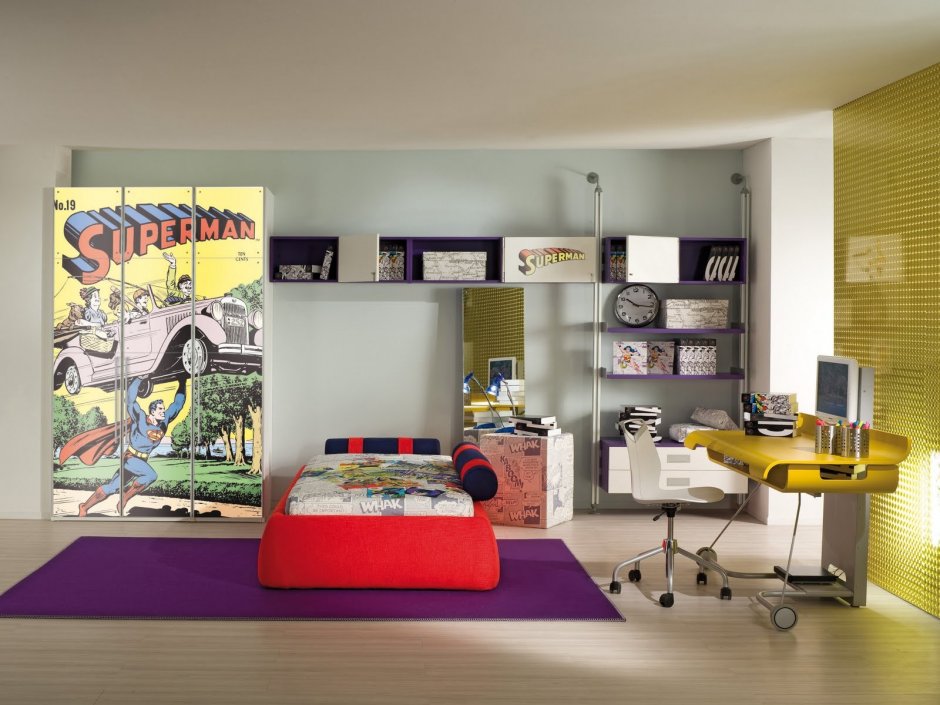 Детская комната в стиле поп арт