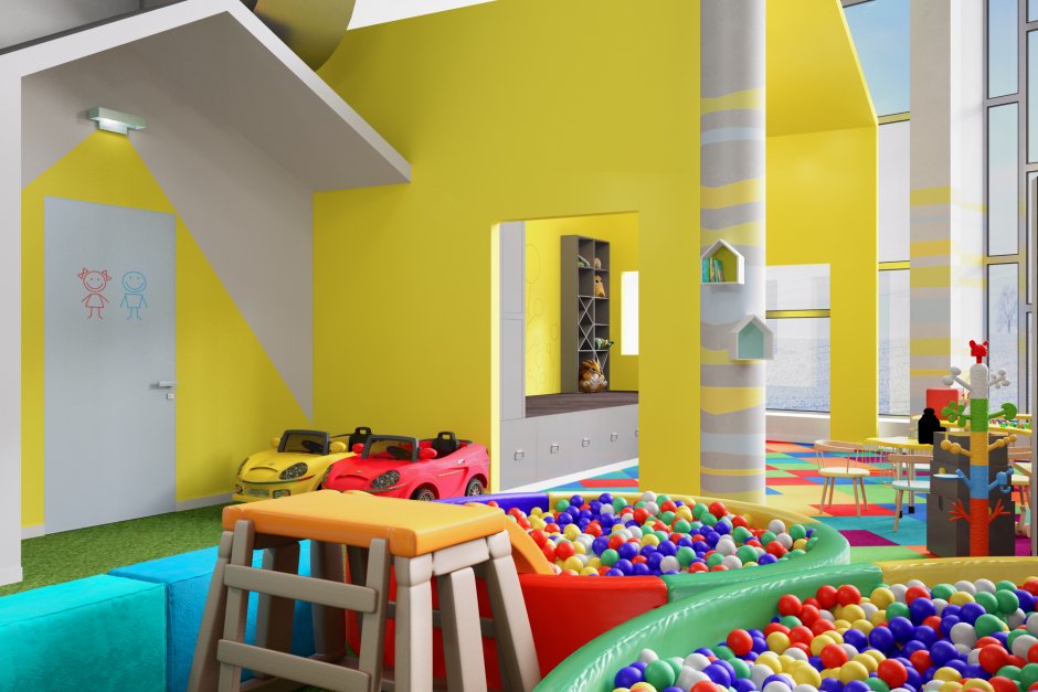 Детская комната с игровой дизайнерская