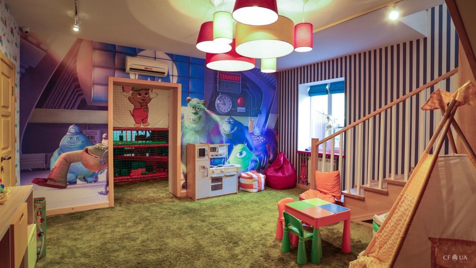 Детская игровая комната в современном стиле