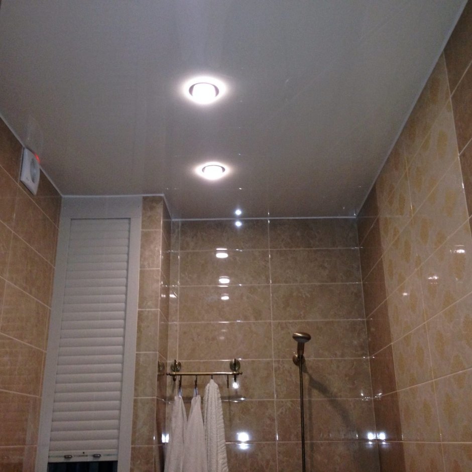 Расположение светильников в ванной