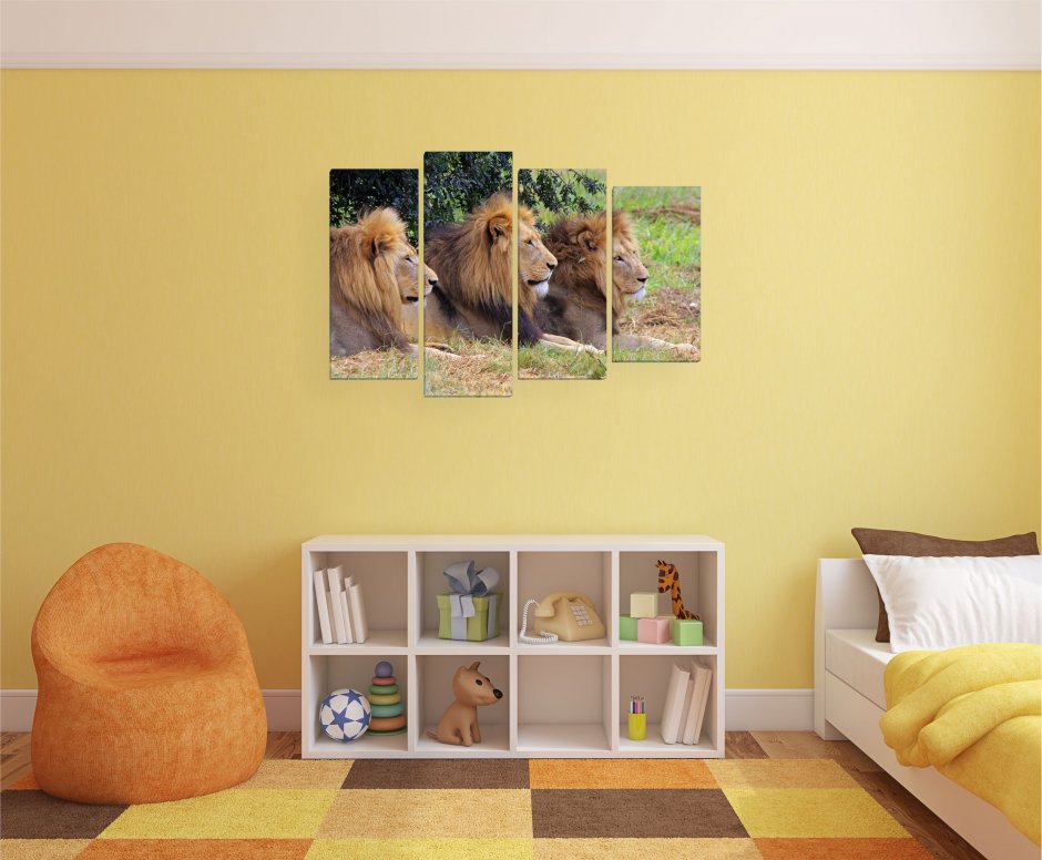 Картины в детской комнате в интерьере